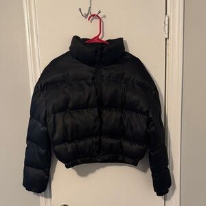 SHEIN Black Puffer Jacket